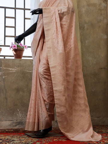 Banarsi Saree - Powder Blush Banarsi Saree - Powder Blush