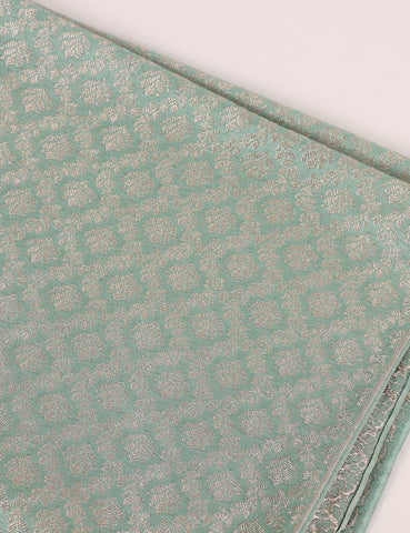 Silk Banarsi Saree - Mint Green Silk Banarsi Saree - Mint Green