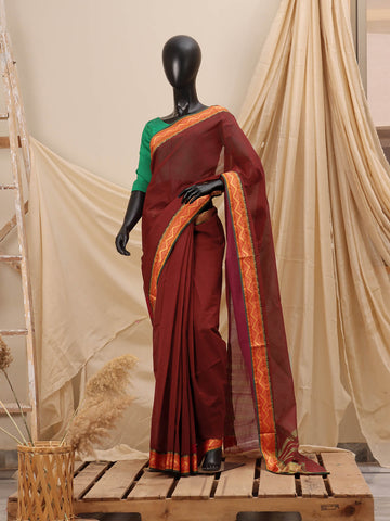 Cotton Lawn Zig Zag - Dark Brown Cotton Lawn Zig Zag - Dark Brown