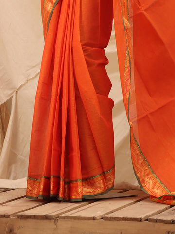 Cotton Lawn Zig Zag - Rust Cotton Lawn Zig Zag - Rust