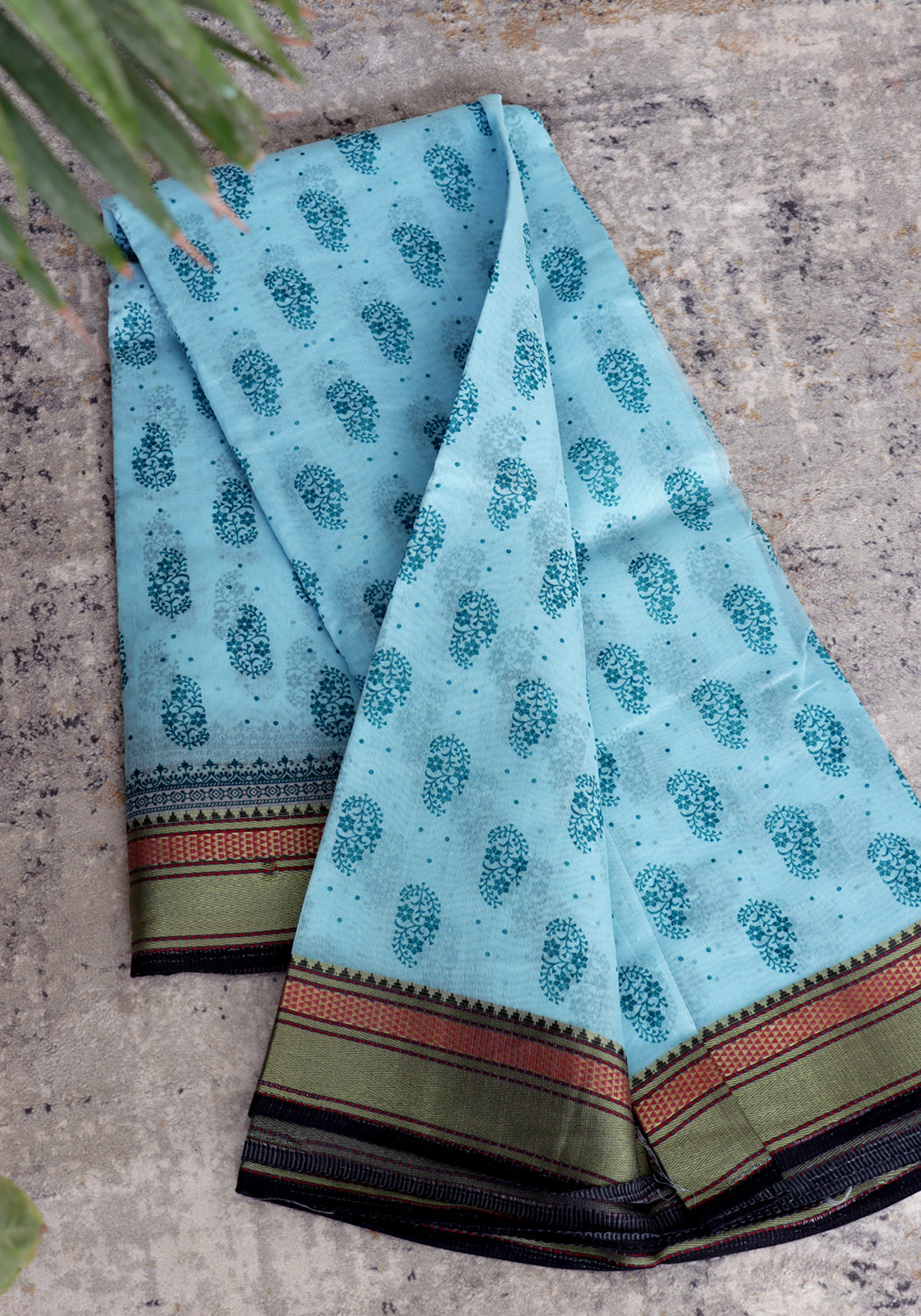 Muslin Sarees – Light Blue I