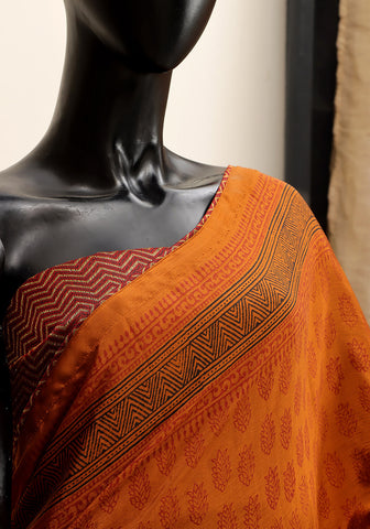 Premium Block Print - Rust
