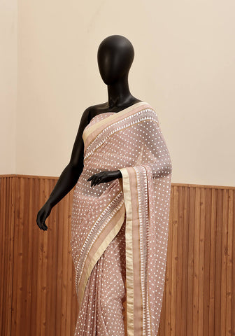 Hand Block Printed - Light Mauve