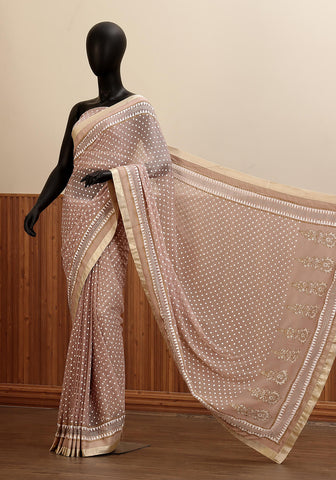 Hand Block Printed - Light Mauve