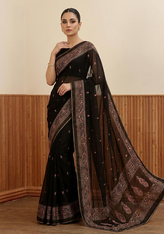 Hand Block Printed - Midnight Black