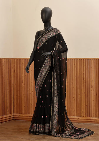 Hand Block Printed - Midnight Black