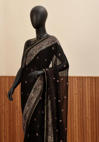 Hand Block Printed - Midnight Black