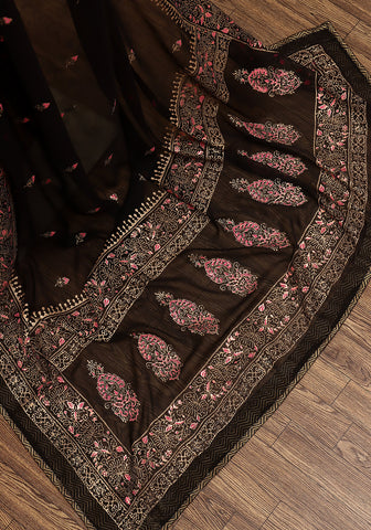 Hand Block Printed - Midnight Black