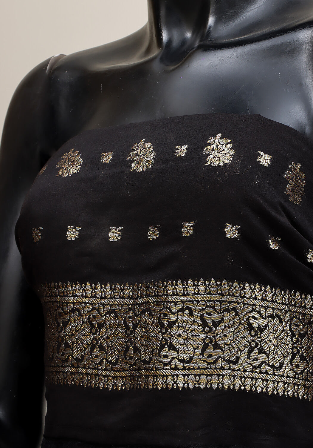 Shibori Banarasi Saree - Maroon