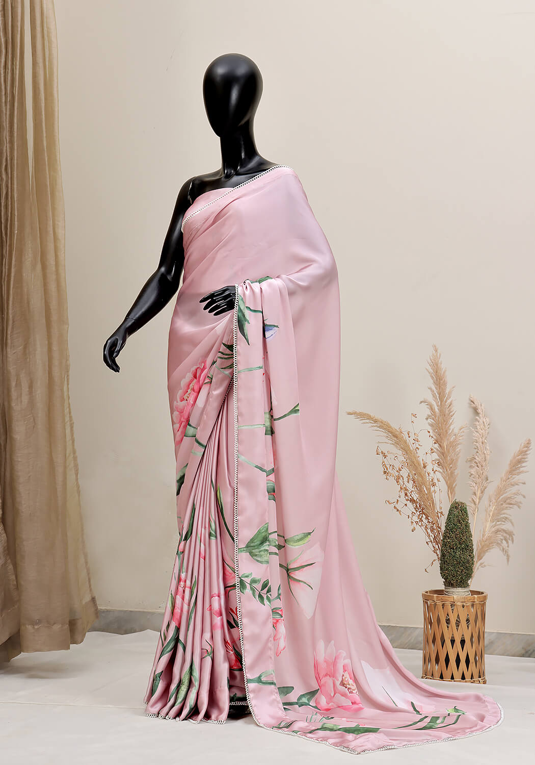 Premium Digital Printed - Soft Peachy Pink