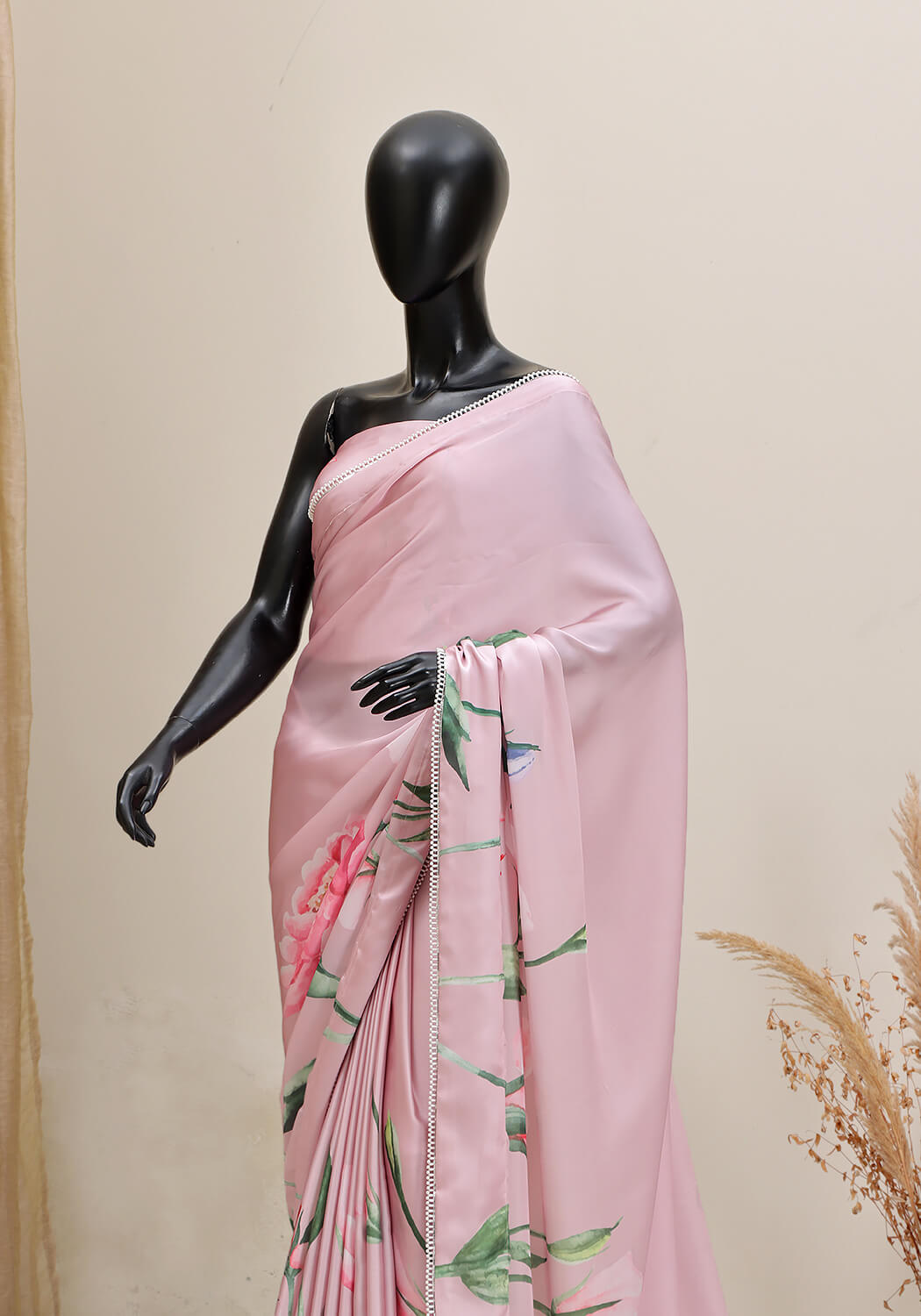 Premium Digital Printed - Soft Peachy Pink