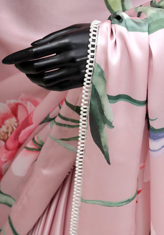 Premium Digital Printed - Soft Peachy Pink