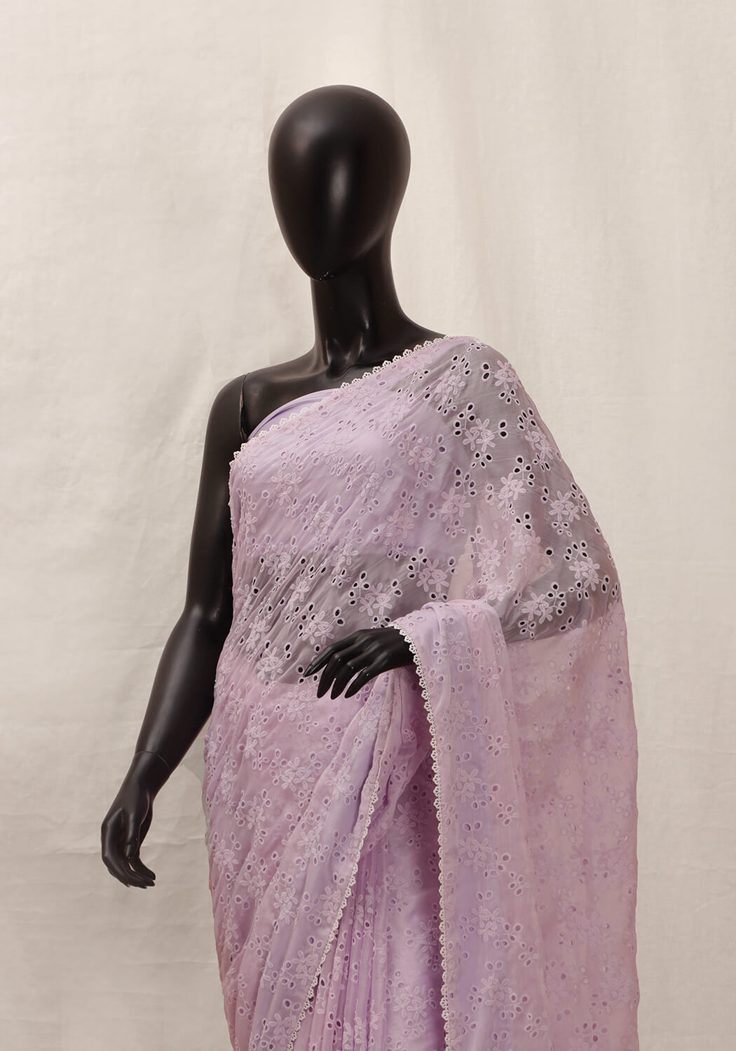 Chiffon Chicken Kaari - Pastel Lavender