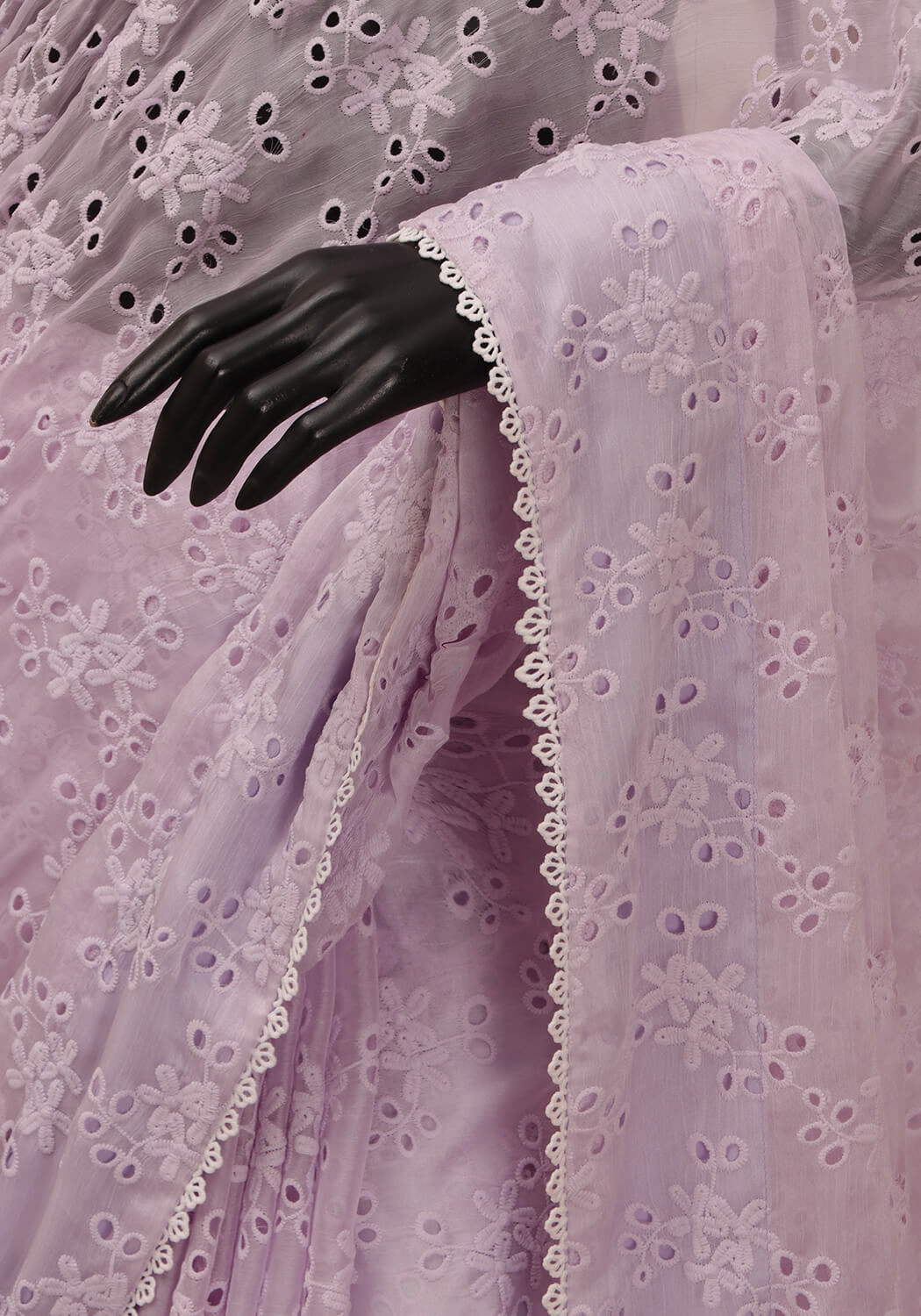 Chiffon Chicken Kaari - Pastel Lavender