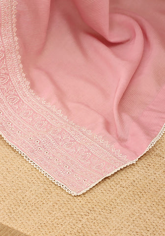 Embroidered Saree -  Soft Pink