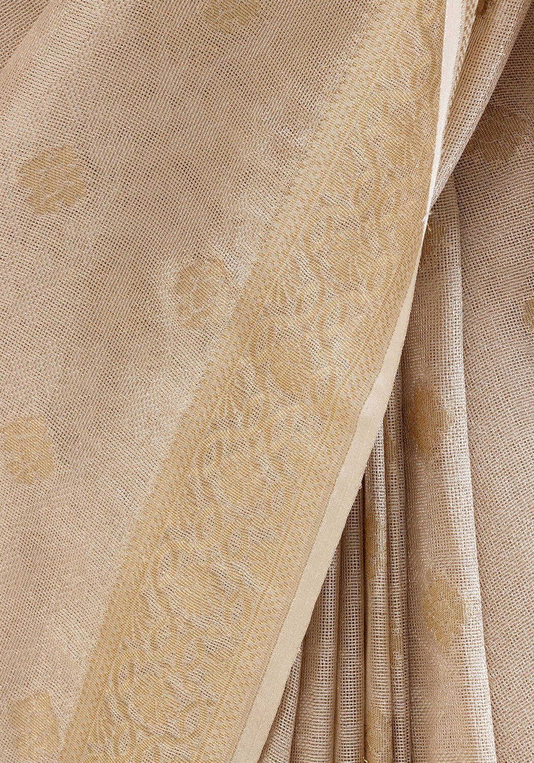 Khaddi Banarasi Saree - Gold