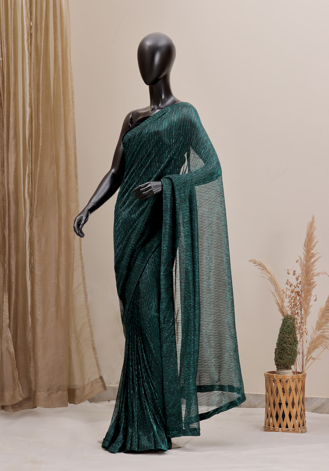 Moon Light Net - Teal & Black