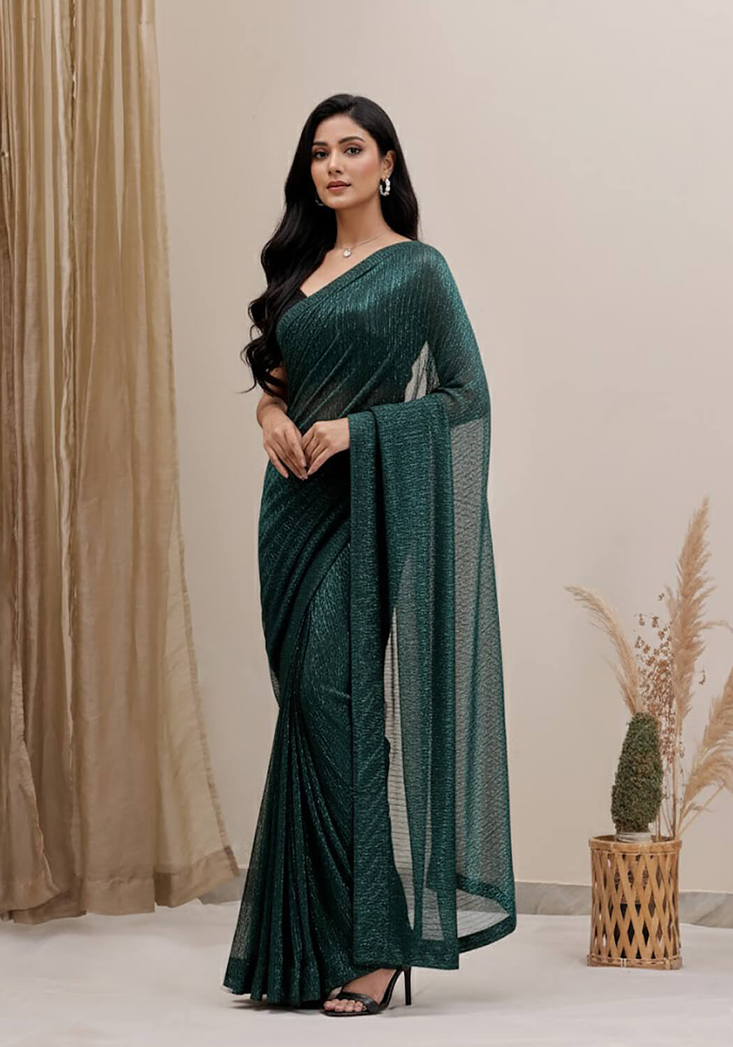 Moon Light Net - Teal & Black