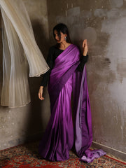 Ombré Silk Sarees - Purple