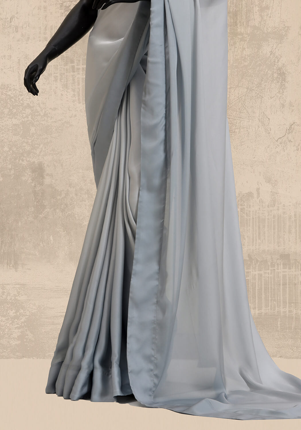 Ombré Silk Sarees - Gray