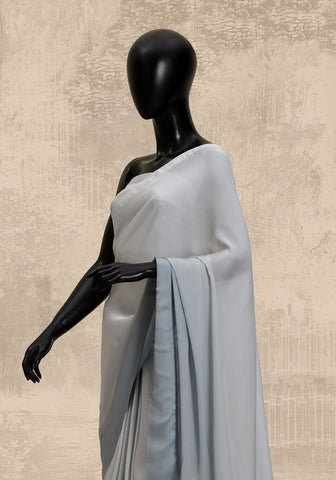 Ombré Silk Sarees - Gray