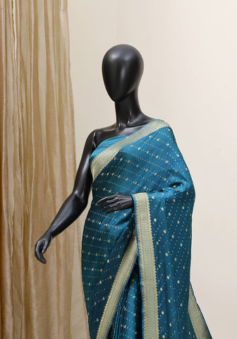 Silk Banarasi Saree - Zinc
