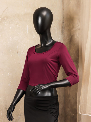 Premium Stretchable Blouse - Maroon