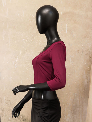 Premium Stretchable Blouse - Maroon