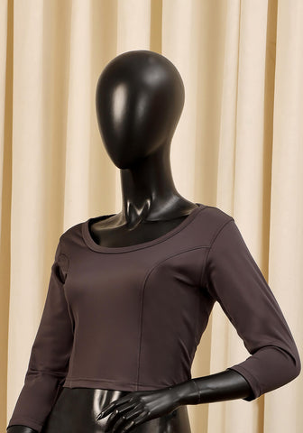 Stretchable, Saree Blouse, Crop Top, Stretchable Saree Blouse, Charcoal Grey Saree Blouse, Charcoal Blouse, Grey Saree Blouse, Saree Blouse in Pakistan, Stretchable Saree Blouse in Pakistan