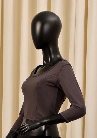 Stretchable, Saree Blouse, Crop Top, Stretchable Saree Blouse, Charcoal Grey Saree Blouse, Charcoal Blouse, Grey Saree Blouse, Saree Blouse in Pakistan, Stretchable Saree Blouse in Pakistan