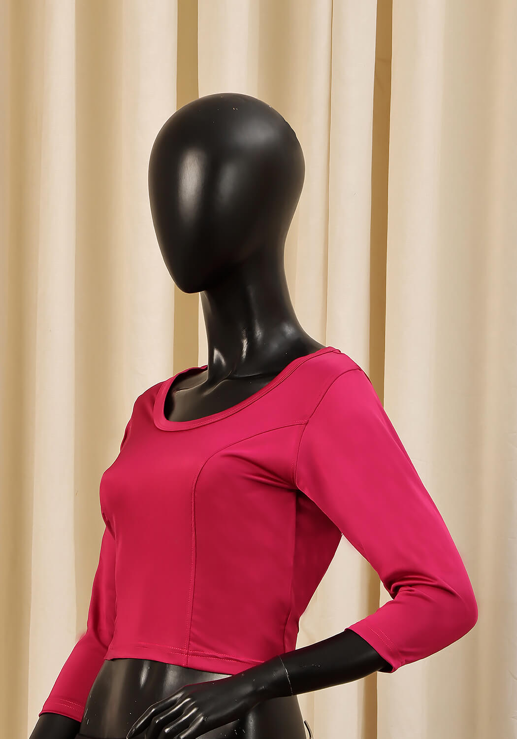 Stretchable, Saree Blouse, Crop Top, Stretchable Saree Blouse, Fuchsia Pink Saree Blouse, Pink Blouse, Fuchsia Saree Blouse, Saree Blouse in Pakistan, Stretchable Saree Blouse in Pakistan, Hot Pink Saree Blouse