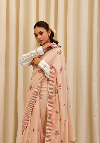 Hand Block Printed - Tropical Peach