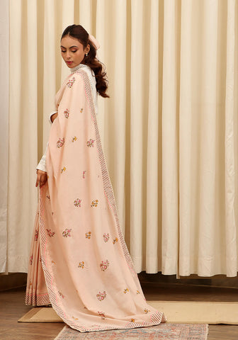 Hand Block Printed - Tropical Peach