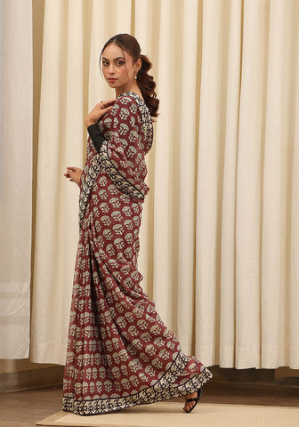 Chiffon Digital Printed - Brown