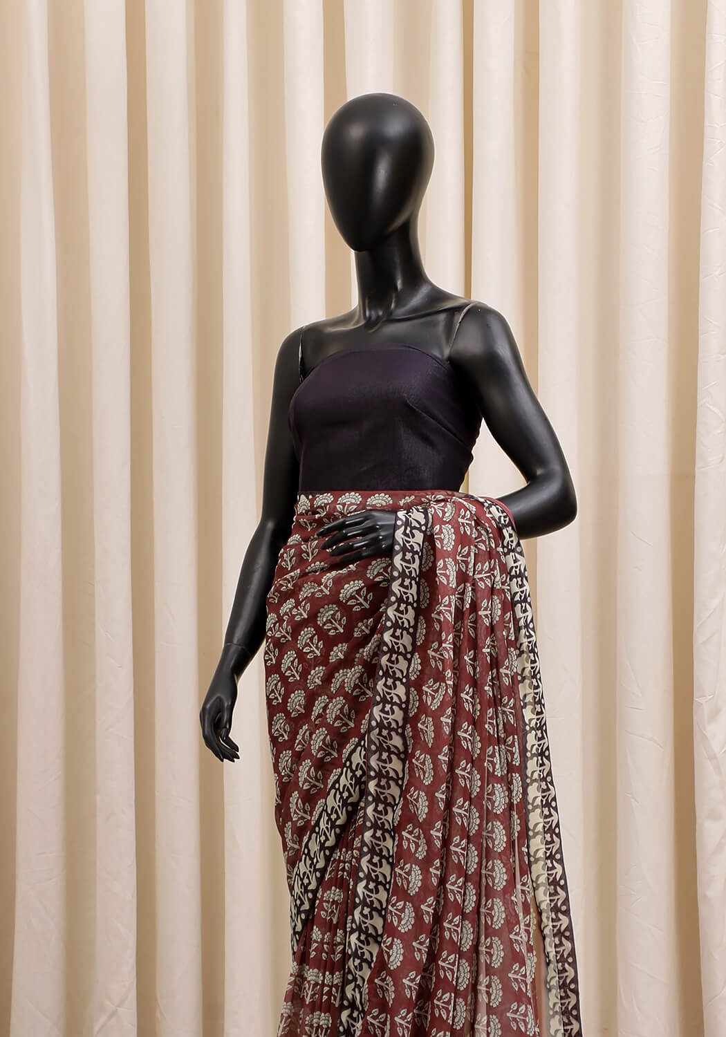 Chiffon Digital Printed - Brown