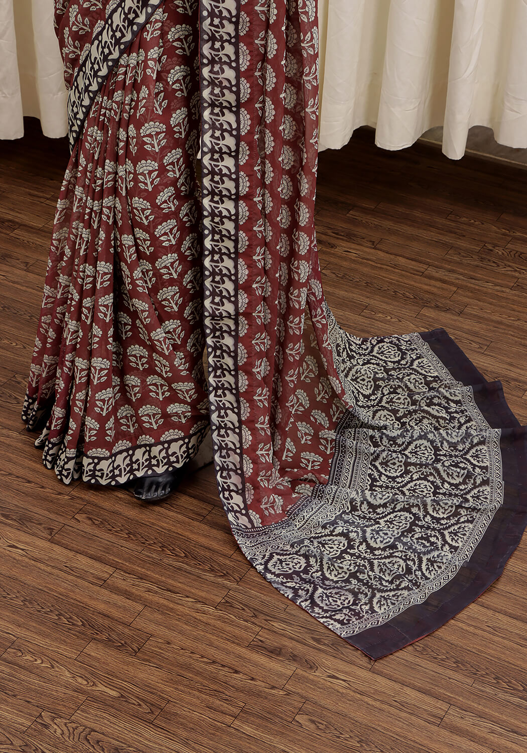 Chiffon Digital Printed - Brown