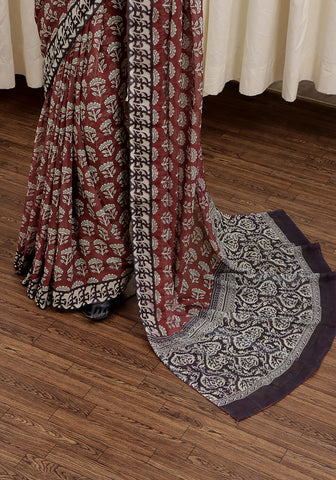 Chiffon Digital Printed - Brown