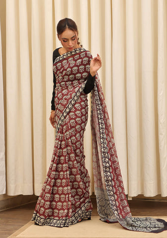 Chiffon Digital Printed - Brown