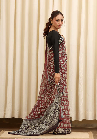 Chiffon Digital Printed - Brown