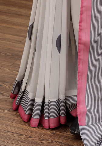 Chiffon Digital Printed - Polka Dots