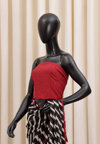 Chiffon Georgette Saree - Black & White