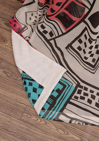 Chiffon Saree - Retro