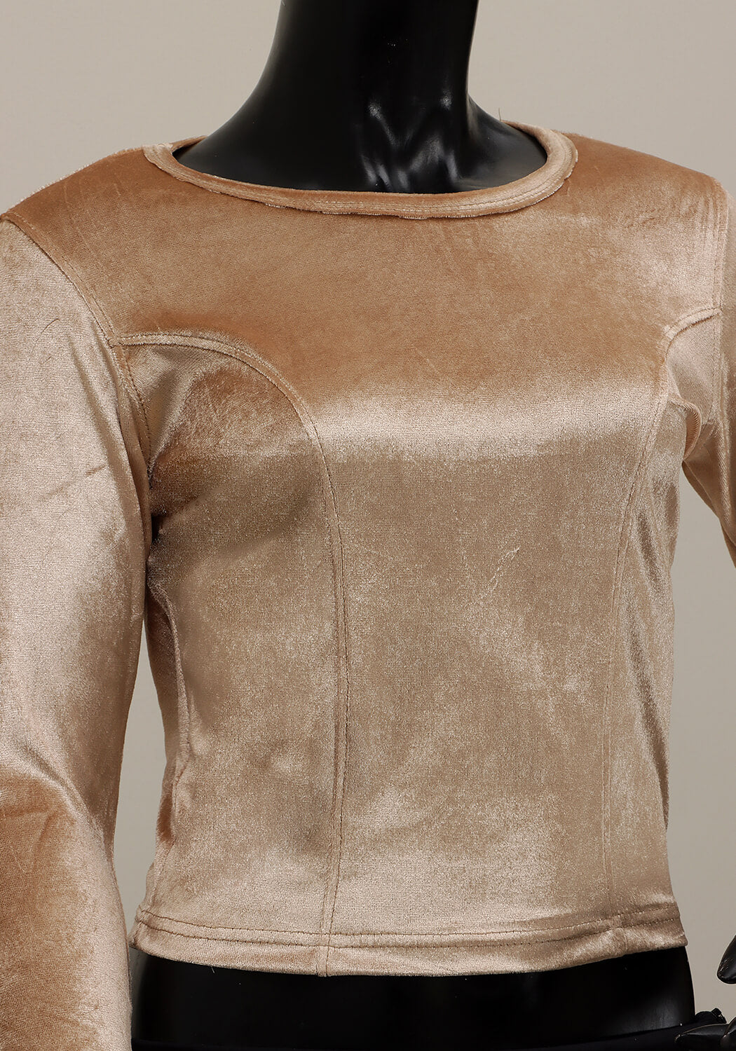 Velvet Blouse - Gold