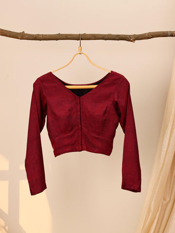 Blouse Stitched – Maroon