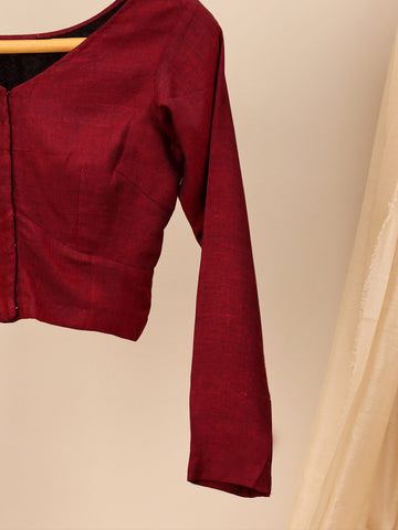 Blouse Stitched – Maroon