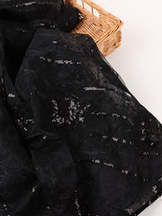 Premium Embroidered Saree - Black