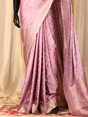 Silk Banarasi Saree - Lilac