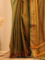 Cotton Lawn Embroidered - Two Tone Green