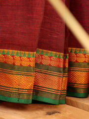 Cotton Lawn Embroidered - Burgundy