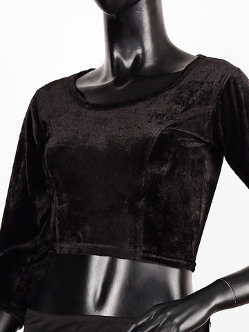 Black Velvet Blouse